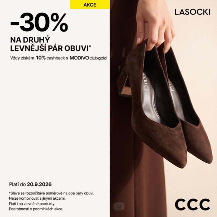 Připravte se na podzim a získejte slevu 30 % na druhý levnější pár obuvi!